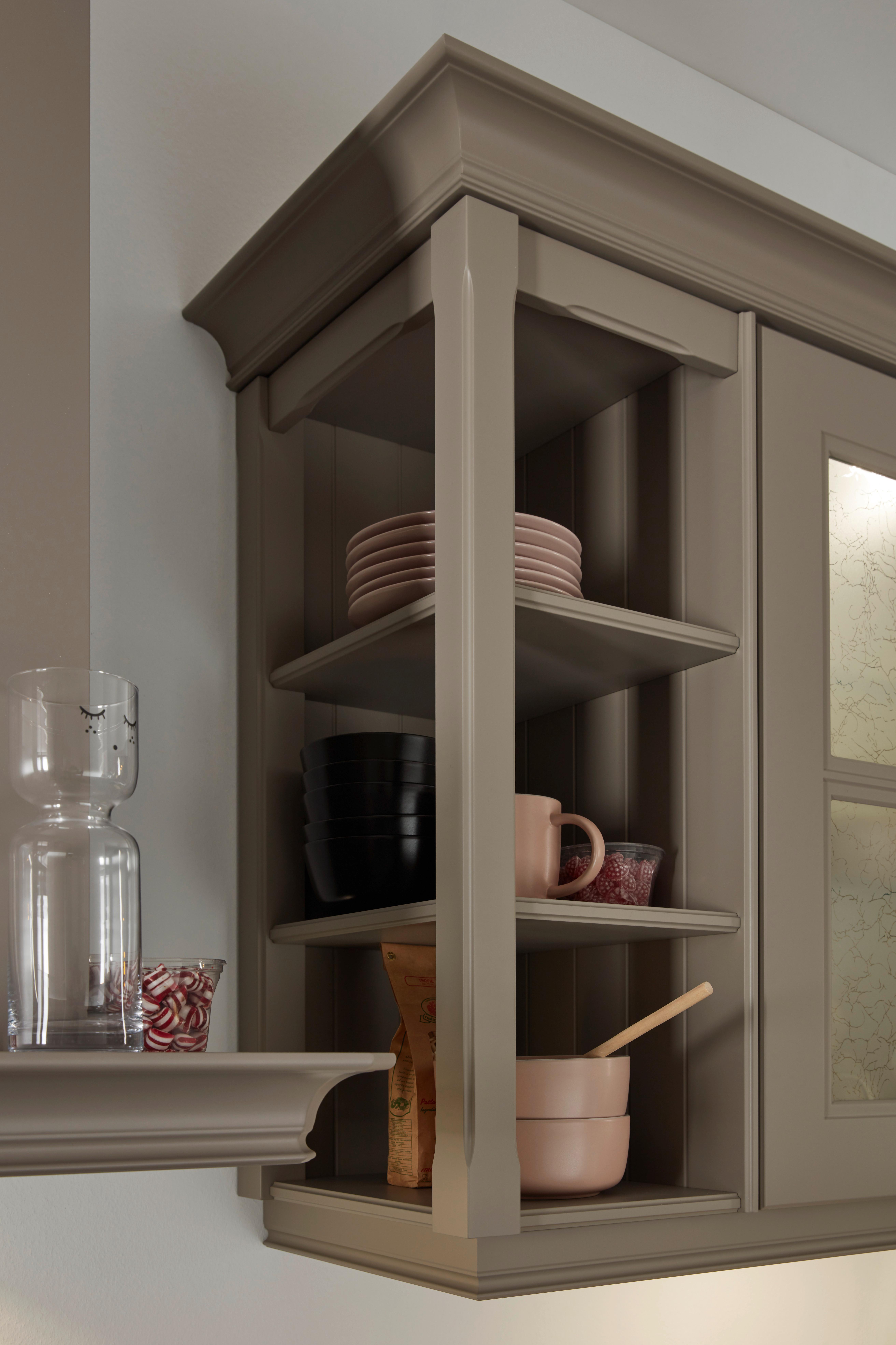 Einbauküche Windsor Lack in Beige - Beige, MODERN, Holzwerkstoff - Nolte Küchen