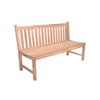 Gartenbank Solo Teak 3-Sitzer - Braun/Naturfarben, MODERN, Holz (60/92/150cm) - Gardenson