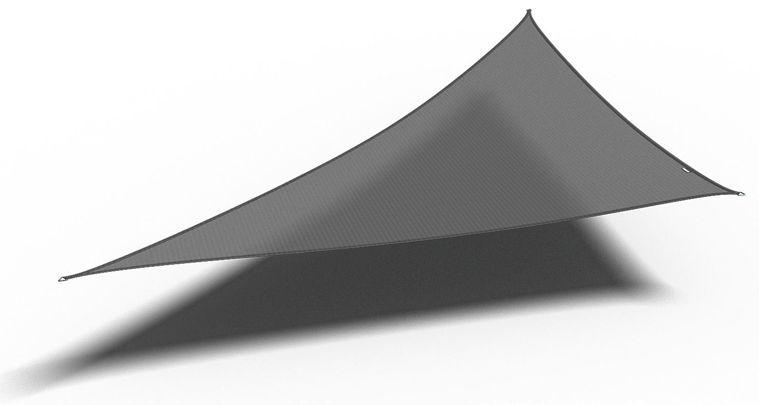 Sonnensegel Coolfit 90° Grau - Grau, MODERN, Kunststoff (400/1/570cm) - Gardenson