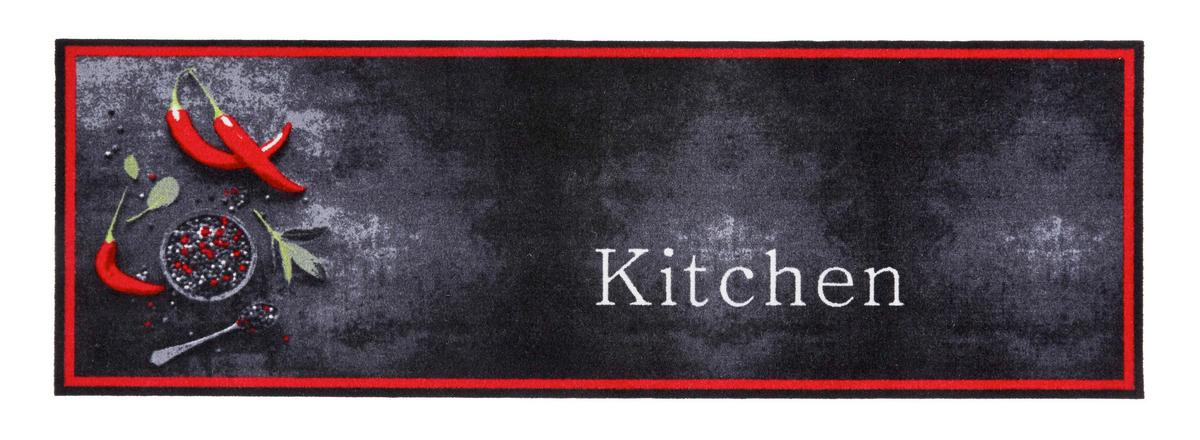 Tekač Kitchen, Antracit, Rdeča, 50x150 - Moderno (50/150cm) - Modern Living