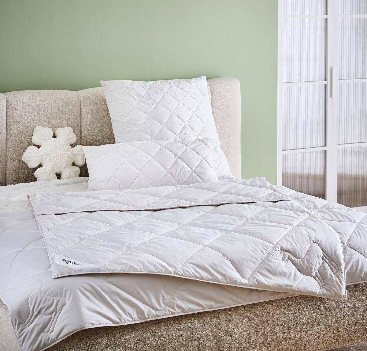 KOŁDRA CAŁOROCZNA PASCO - biały, Basics, tkanina (135/200cm) - Sleeptex