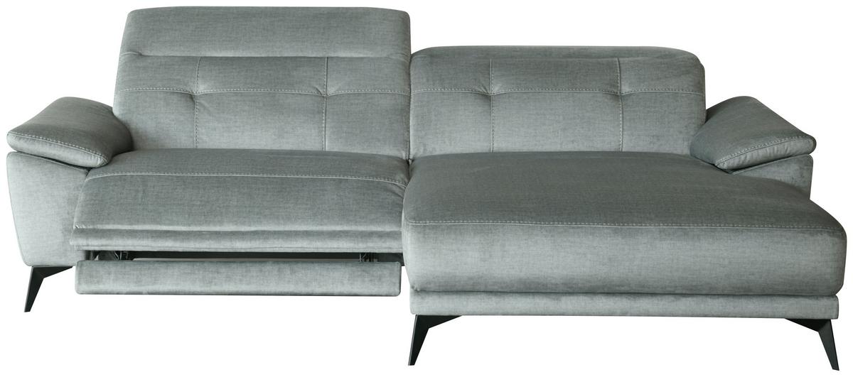 Canapea BONN - gri, Modern, lemn/metal (262/79/170cm)