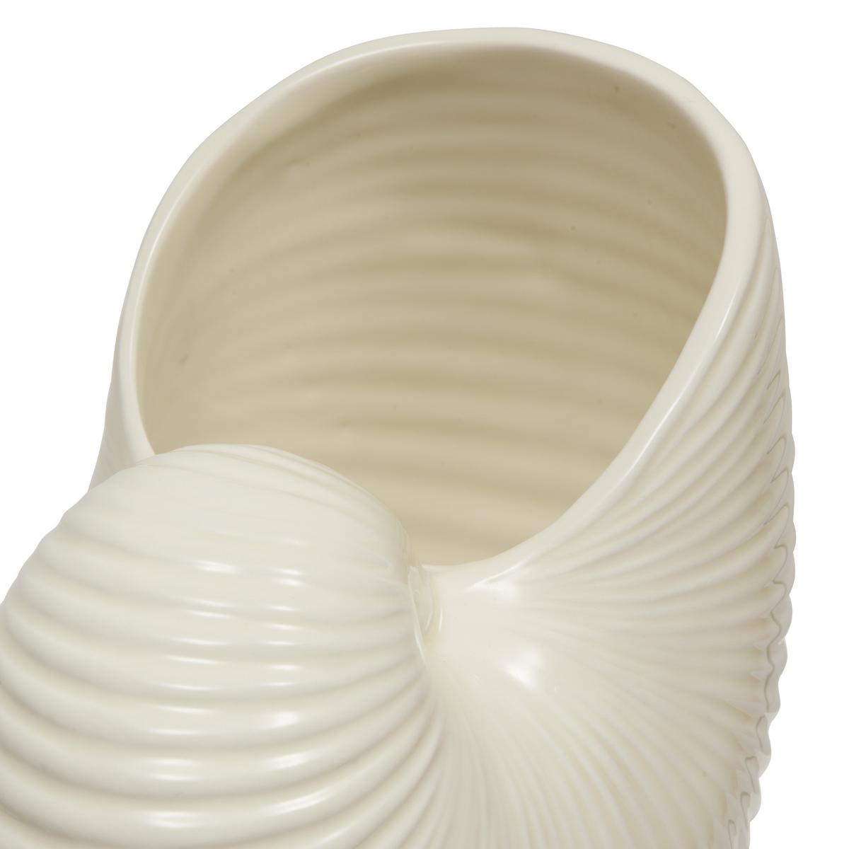 Vaza Oceania - bijela, Basics, keramika (22/14/18,5cm)