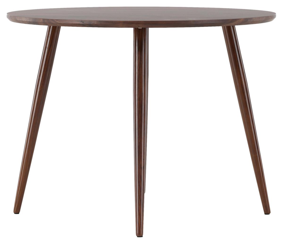 ESSTISCH SANFORD - Dunkelbraun, Design, Holz/Holzwerkstoff (100/100/75cm) - Livetastic