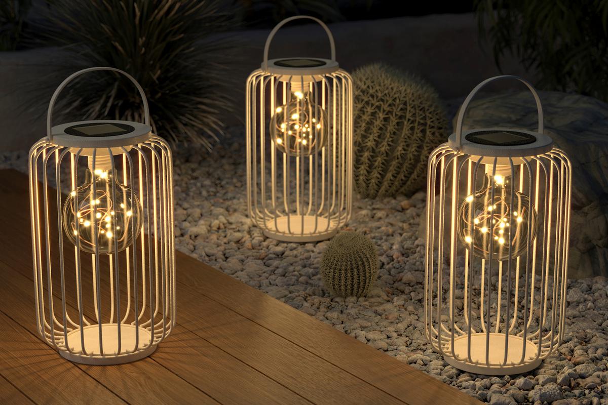 Svjetiljka Solarna Lati - crna, Romantično / ladanjski, metal/plastika (17.5/27-35cm) - Mömax