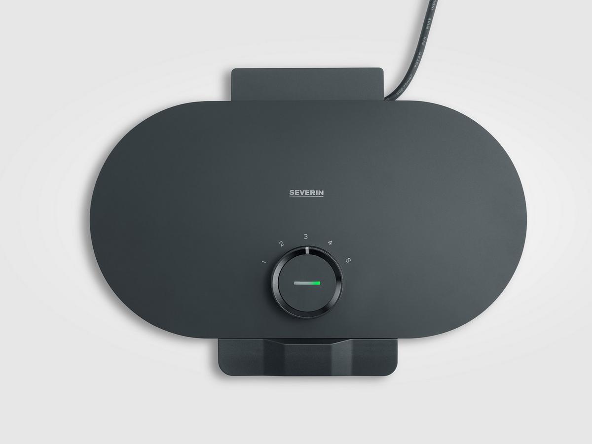 GOFROWNICA WA2118 - czarny, Basics, tworzywo sztuczne (34,9/10,1/24cm) - Severin