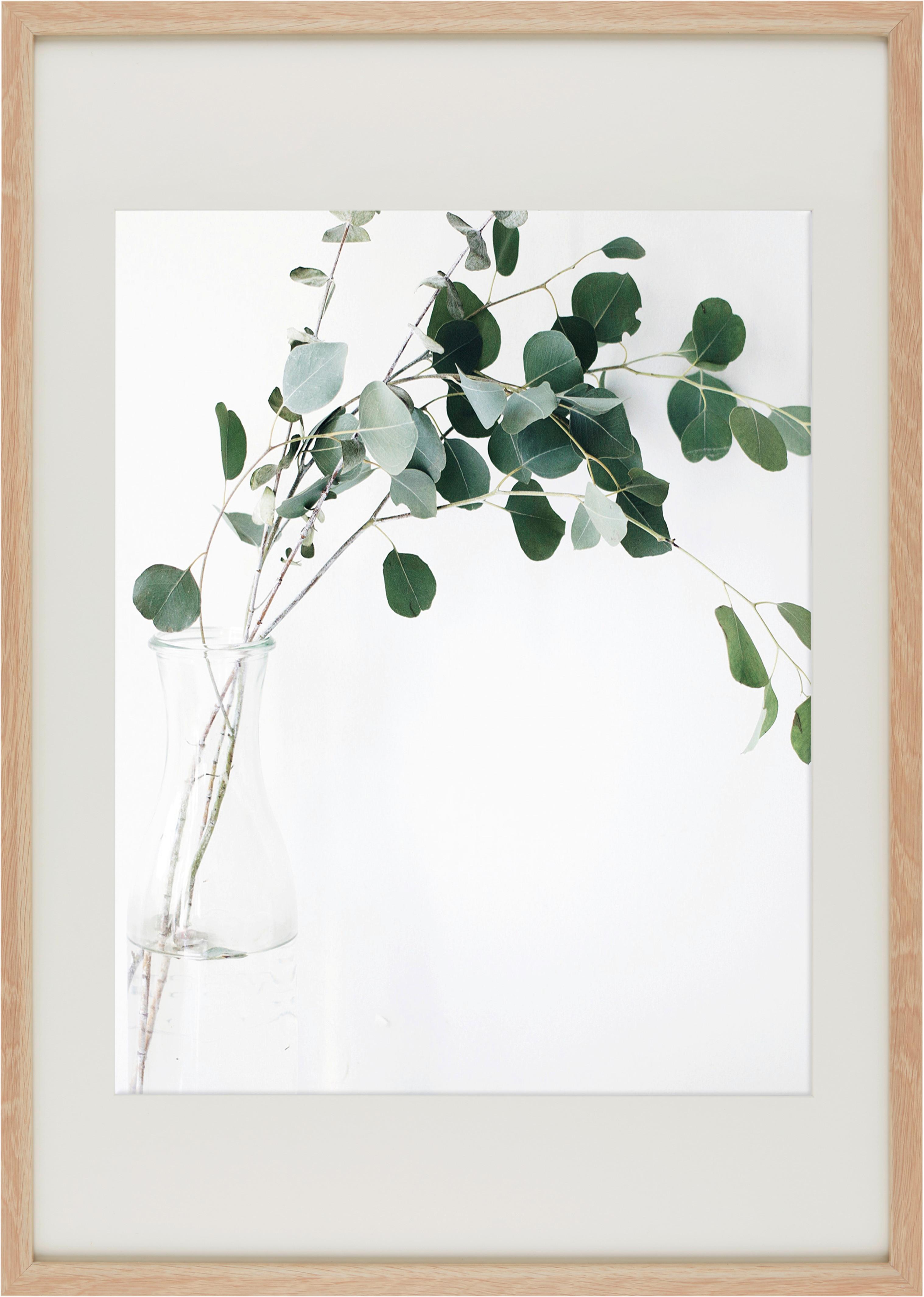 Bilderrahmen Gitta aus Holz ca. 50x70cm - Eichefarben, MODERN, Holz/Holzwerkstoff (50/70cm) - Modern Living