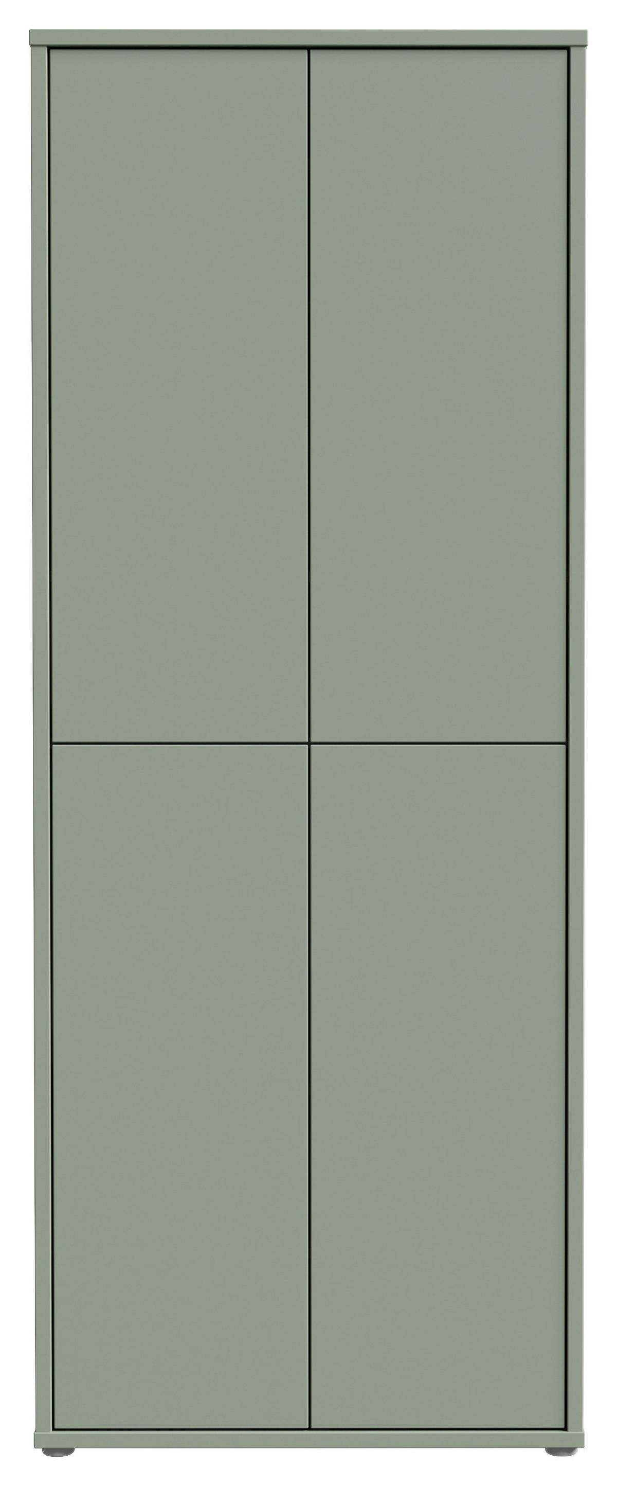 Cipősszekrény Alice Springs - zsályazöld, Basics, faalapú anyag (75/192/35cm) - Mömax