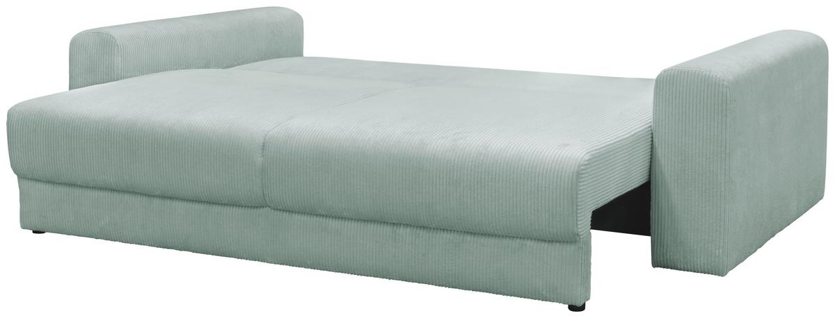 Mega Sofa Aria - boje mente/crna, Moderno, tekstil (255/94/126cm) - Modern Living