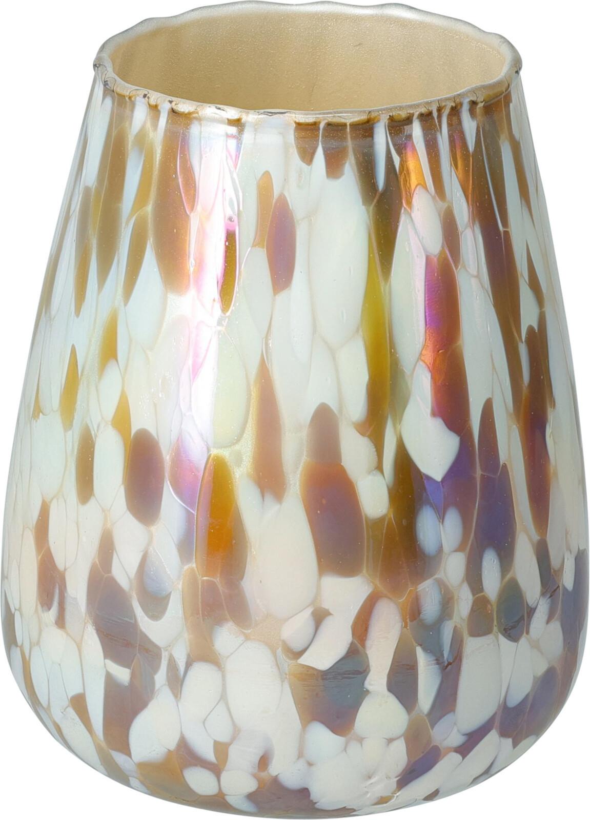 Mécsestartó Kim - többszínű, üveg (12/13cm)