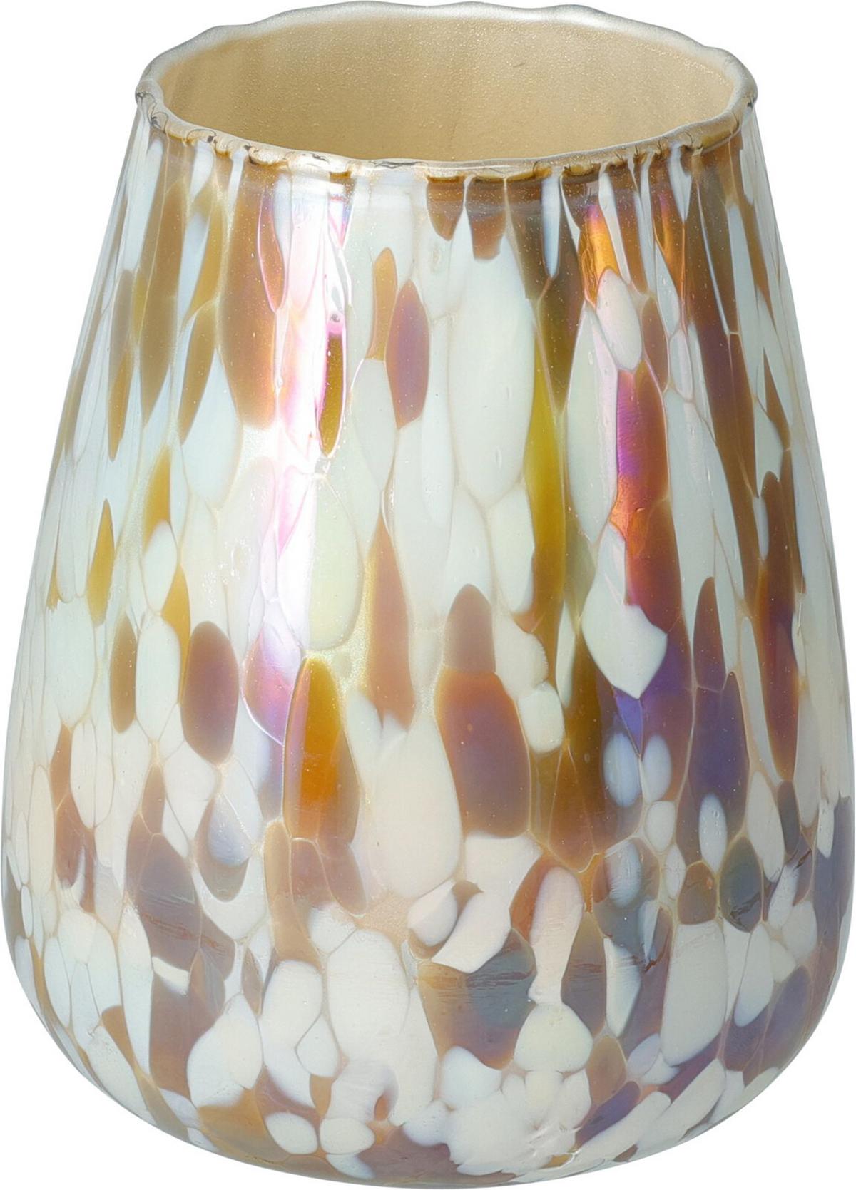 Mécsestartó Kim - többszínű, üveg (12/13cm)
