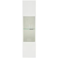 Viseća Vitrina Otis - bijela visoki sjaj, Moderno, staklo/drvni materijal (30/130,2/34,6cm) - Modern Living