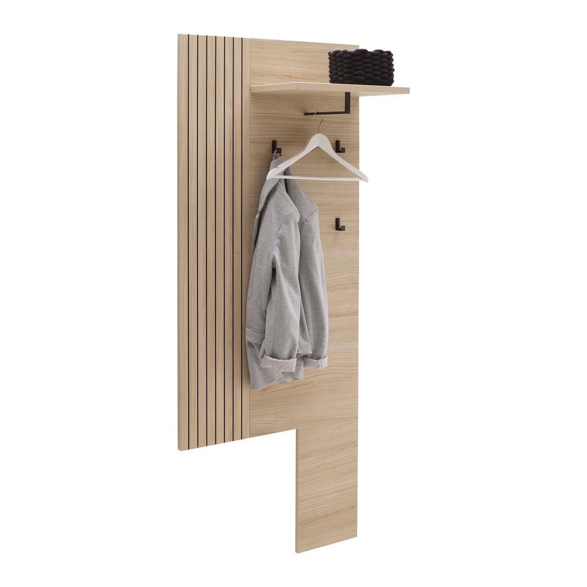 Garderobenpaneel Pisa Eichefarben - Eichefarben, MODERN, Holzwerkstoff (70/175/30cm) - Mömax