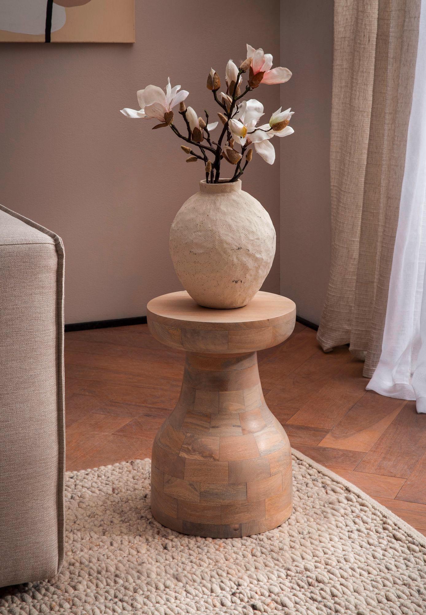BEISTELLTISCH BEISTELLTISCH MANGO - Braun, Design, Holz (30/30/42,5cm) - Livetastic