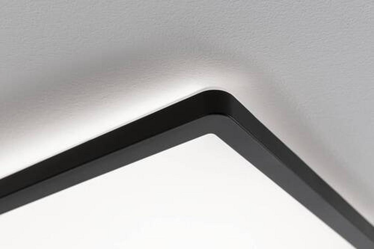 LED-Paneel Atria in Schwarz max. 22 Watt - Schwarz, Basics, Kunststoff (58/20cm) - Paulmann