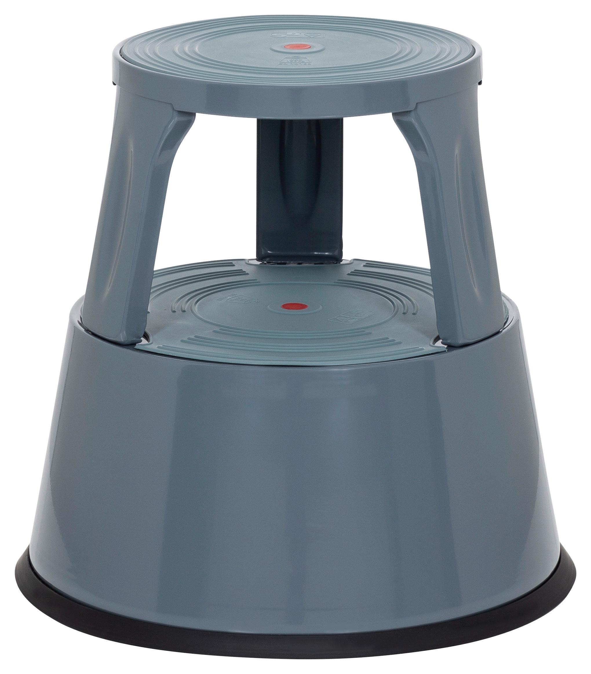 Pručka Tio-m Ii, Temno Siva - temno siva, Moderno, kovina/umetna masa (43/43/43cm) - MID.YOU