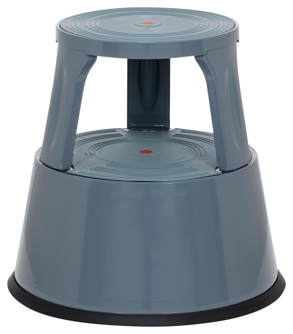 Pručka Tio-m Ii, Temno Siva - temno siva, Moderno, kovina/umetna masa (43/43/43cm) - MID.YOU
