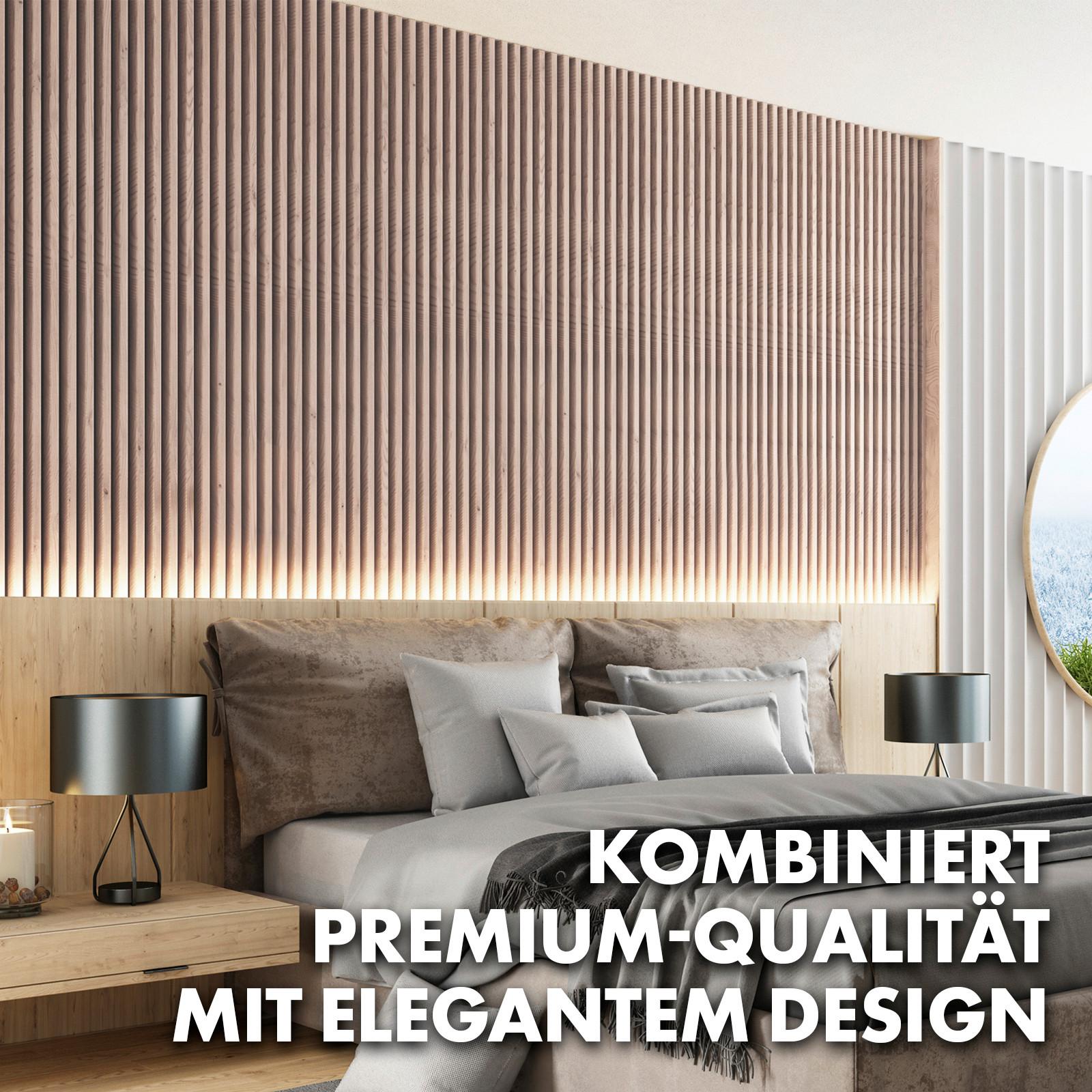Akustikpaneel Braun - Braun, Basics, Holzwerkstoff (60/118cm)
