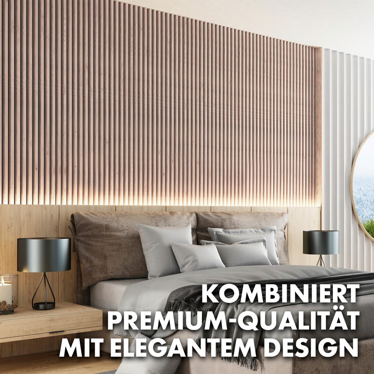 Akustikpaneel Braun - Braun, Basics, Holzwerkstoff (60/118cm)
