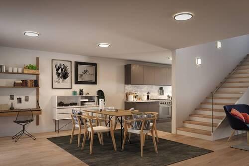 LED-Paneel Atria Shine in Chromfarben max. 11,2 Watt - Chromfarben, Basics, Kunststoff (19/2,8cm) - Paulmann