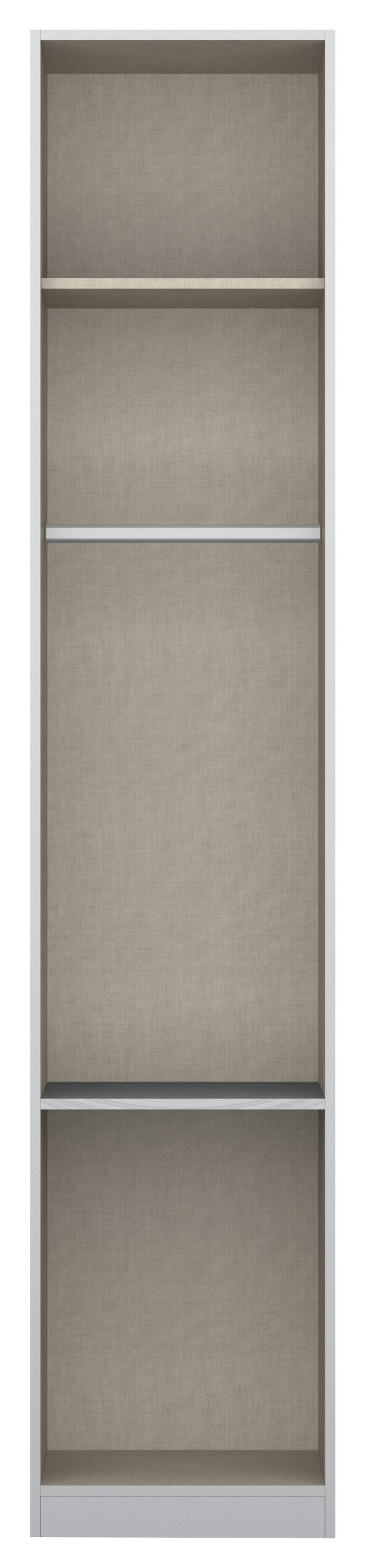 DULAP USI ROTATIVE ALABAMA - argintiu/gri deschis, Modern, material pe bază de lemn (47/229/54cm)