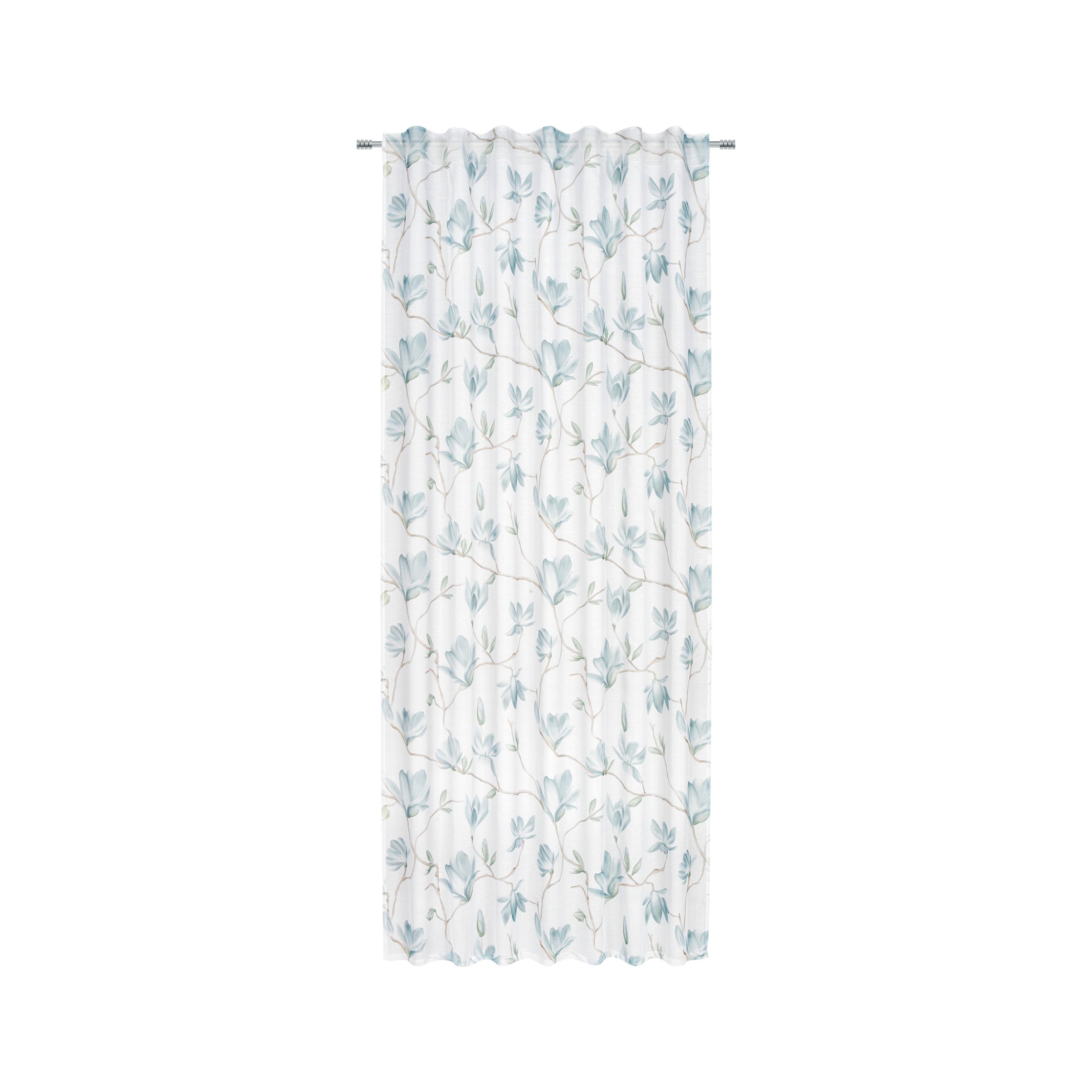 Končana Zavesa Magda - modra, Basics, tekstil (140/245cm) - Modern Living