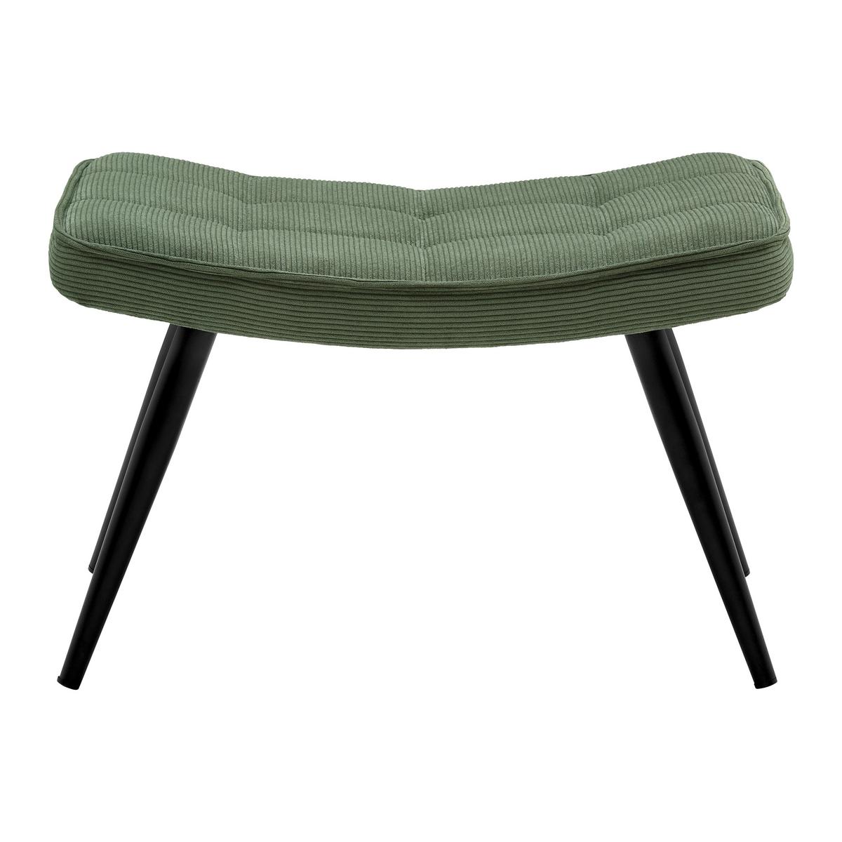 Ülőke Gunvor - zöld, Modern, textil/fa (59,5/39/40cm) - Mömax