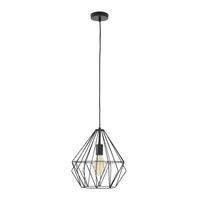 LAMPĂ SUSPENDATĂ SKELETTON -AKT- - negru, metal (30/110cm) - Mömax