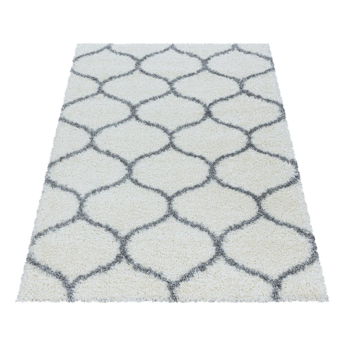 Webteppich Salsa Creme ca. 80x250cm - Creme, Design, Textil (80/250cm)