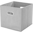 Tárolódoboz Elli - szürke, konvencionális, műanyag/karton (33/33/32cm) - MÖMAX modern living