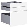 LÅDSET UNIT -BASED- - vit högglans, Modern, trämaterial (45,3/50,3/47cm) - Based