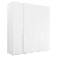 Omara S Klasičnimi Vrati Skat Pure, Bela - bela, Trend, kovina/leseni material (201/223/60cm) - Novel