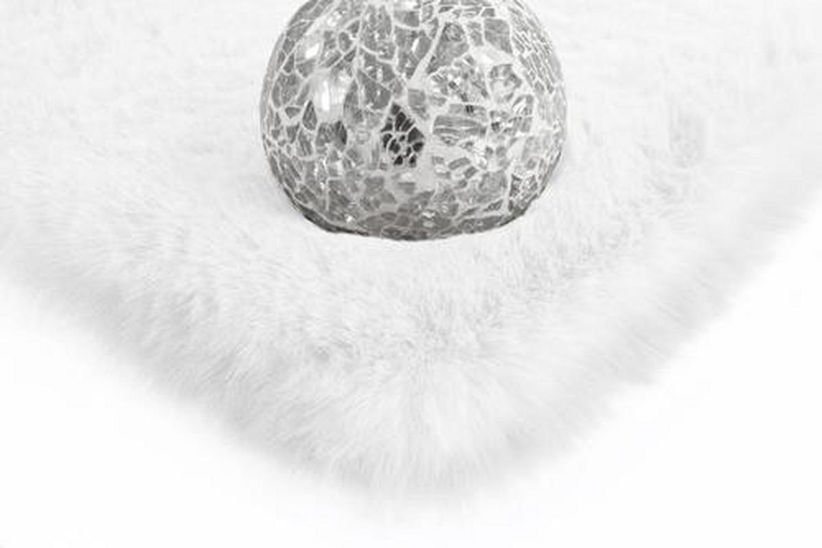 Fellteppich Afuzp-120-170-E Rabbit - Weiss, Trend, Textil (120/170cm) - Kayoom