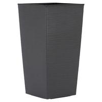 Pflanzentopf Anthrazit - Anthrazit, Basics, Kunststoff (40/75/40cm) - Siena Garden
