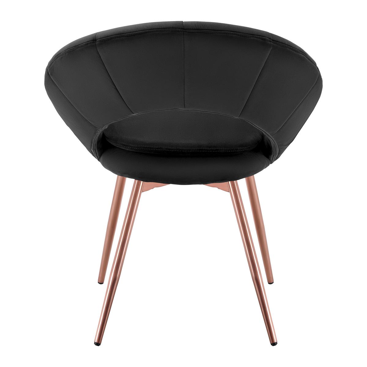 KRZESŁO Z PODŁOKIETNIKAMI LEVI - ciemnoszary, Modern, metal/drewno (67/74/60.5cm) - Bessagi Home