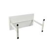 SKRIVBORD JANNIS - vit, Modern, metall/trämaterial (120/60/75cm) - Mömax