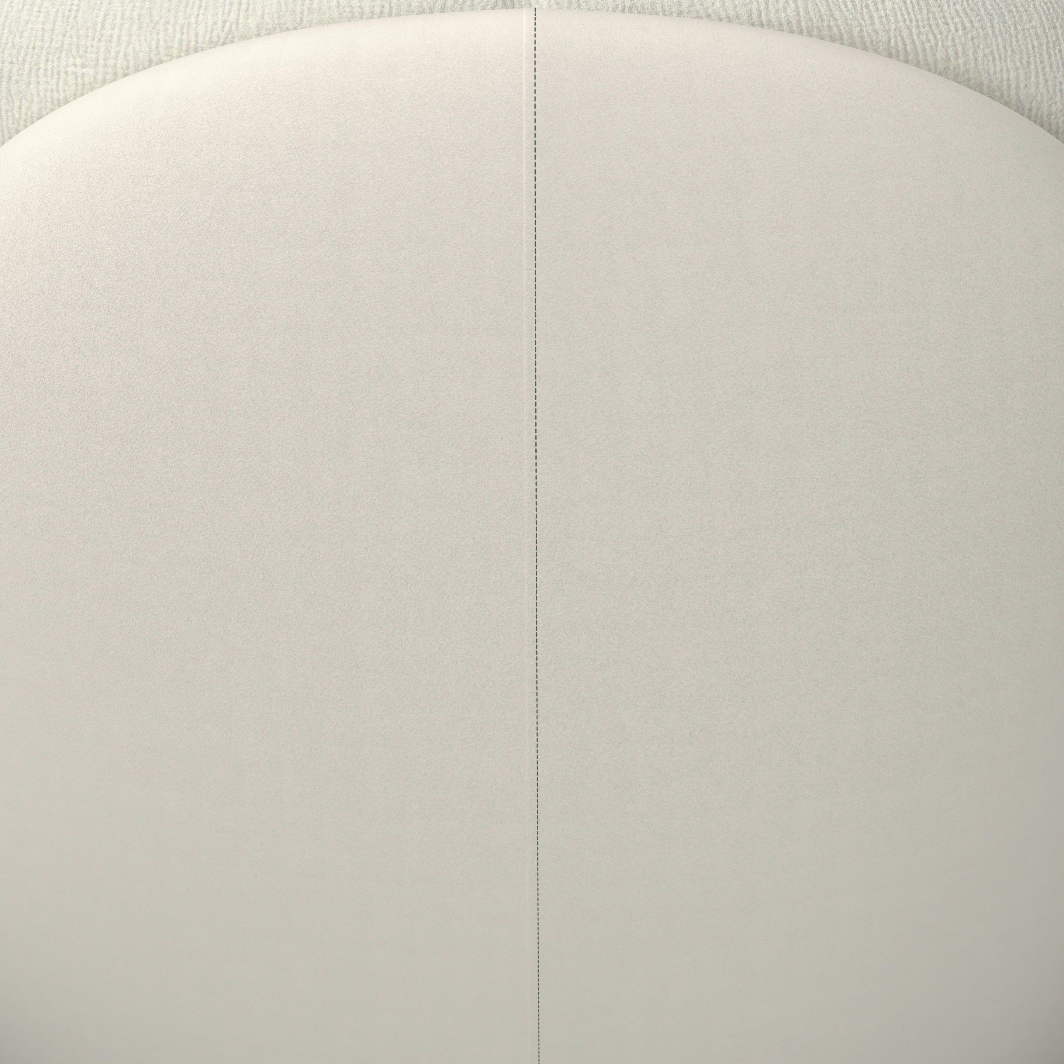 RELAXFÅTÖLJ LENA - vit/svart, Modern, metall/textil (85/82/113cm) - Bessagi Home