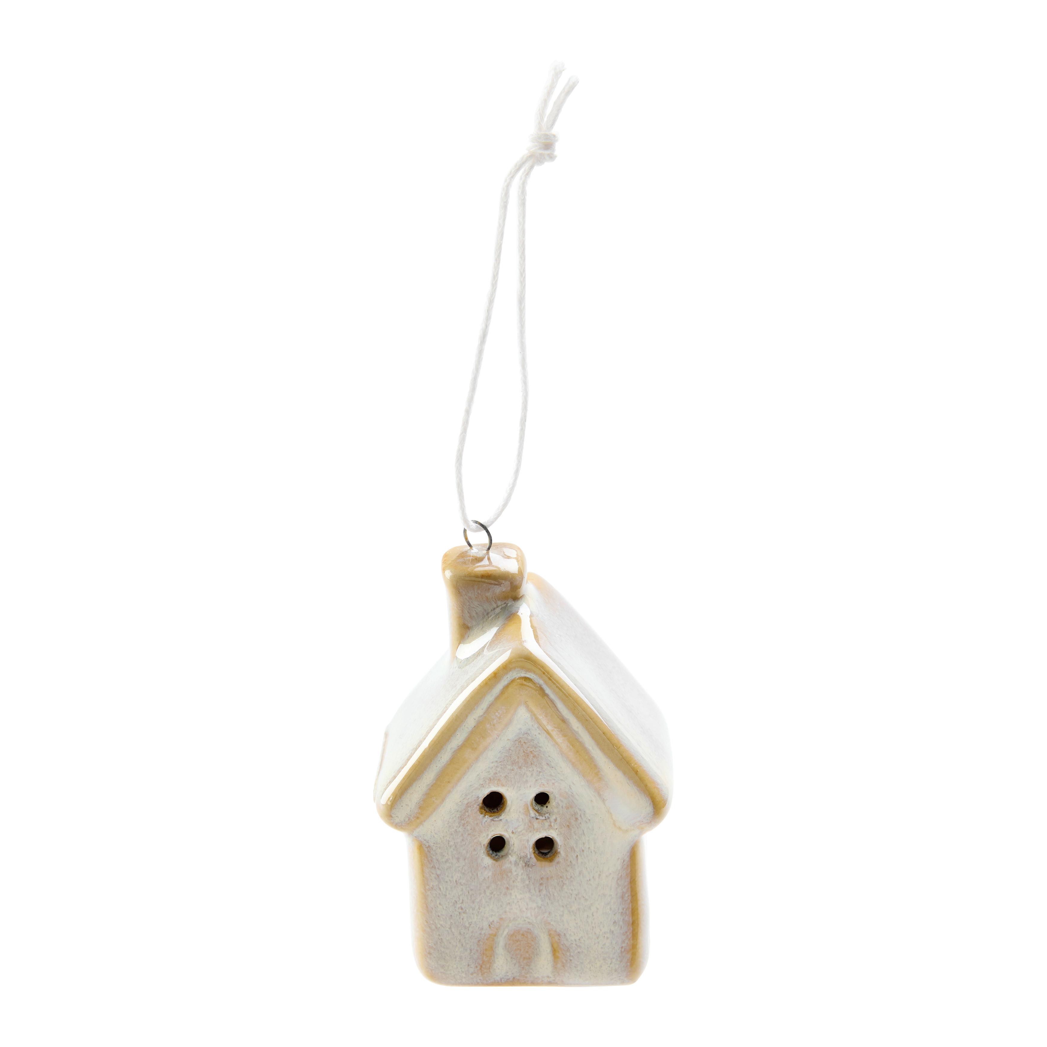 Dekohänger Homie Creme - Creme, KONVENTIONELL, Keramik/Textil (4,8/6,8/3,5cm) - Mömax