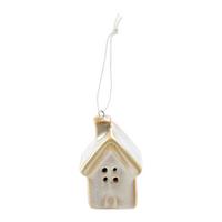 Dekohänger Homie Creme - Creme, KONVENTIONELL, Keramik/Textil (4,8/6,8/3,5cm) - Mömax