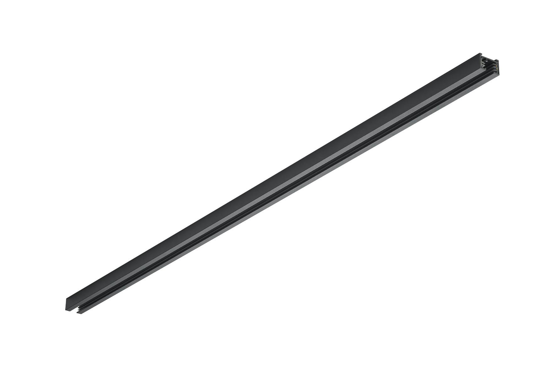 Schienensystem Duoline Track in Schwarz - Schwarz, Basics, Metall (3/2/160cm) - Trio Leuchten