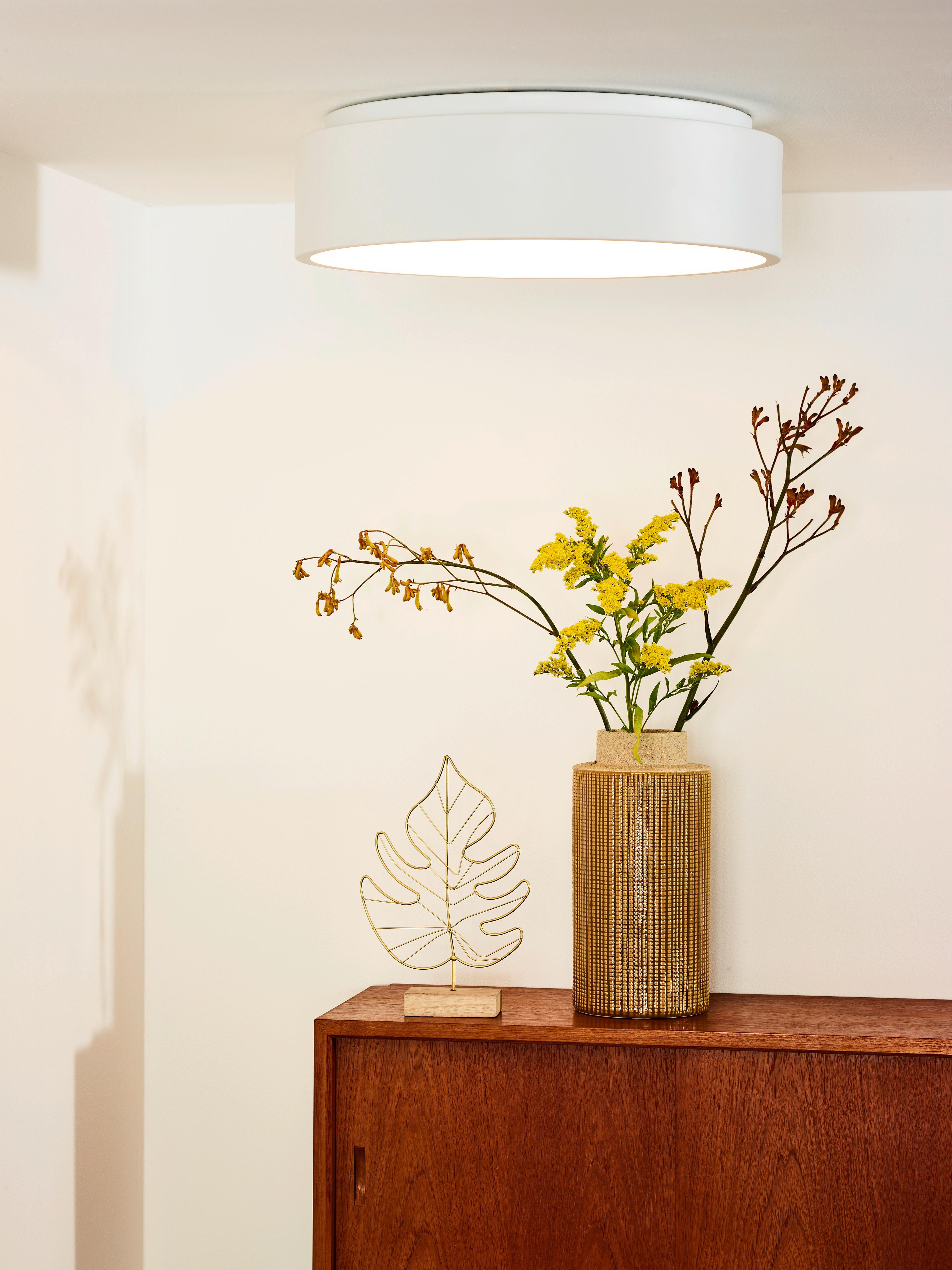 LAMPA SUFITOWA LED 46100/32/31 TALOWE LED - biały, Basics, metal (45.5/45.5/13cm) - Lucide