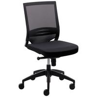 Drehstuhl My Optimax ca. 65x94-106 cm Schwarz - Schwarz, MODERN, Holz/Kunststoff (65/94-106/60cm) - MID.YOU