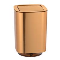 Coș de gunoi pentru cosmetice Auron - auriu, Basics, plastic (17,2/25,5/17,2cm) - Wenko