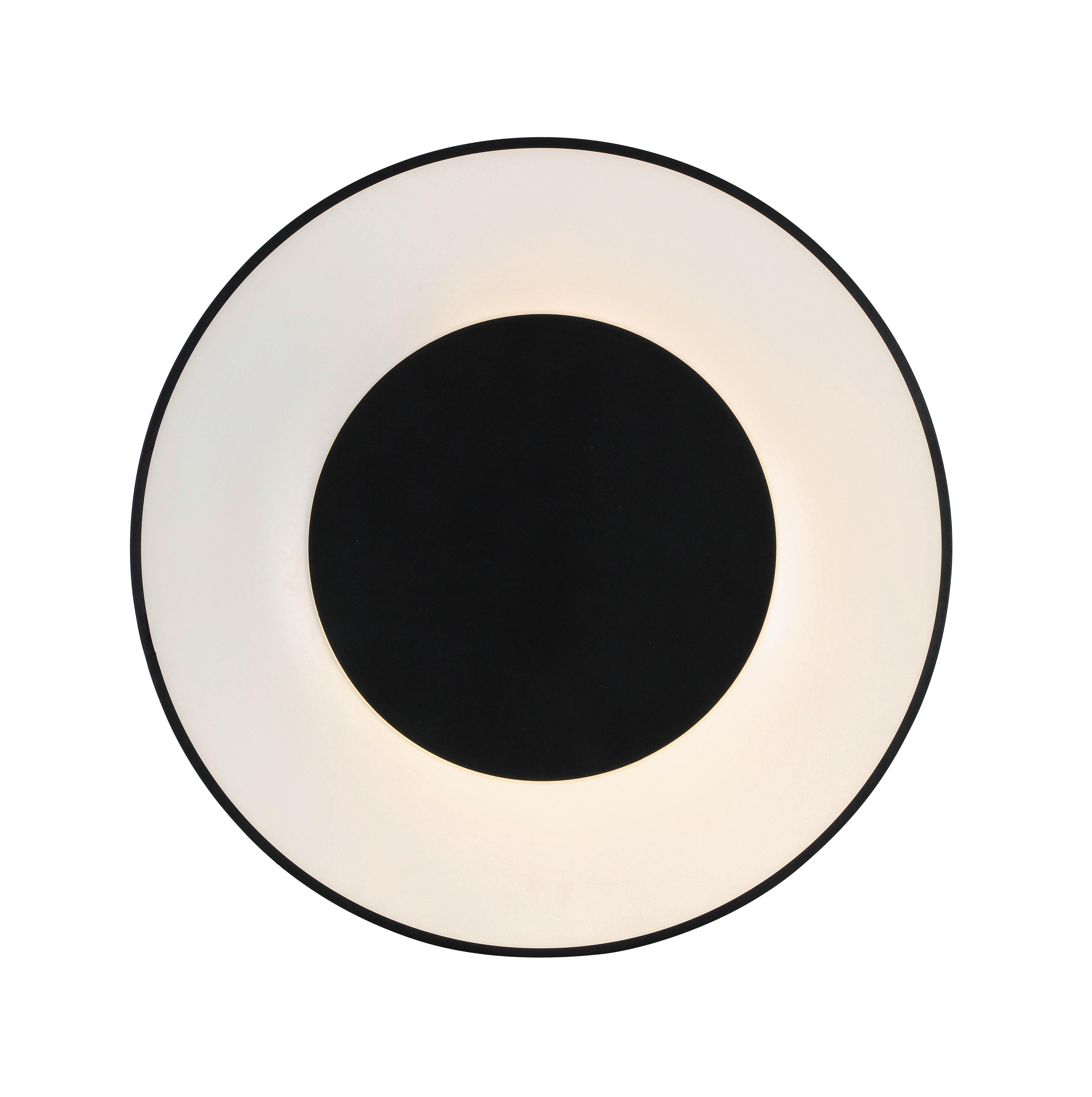 LED-TAKLAMPA JUMPO - vit/svart, Modern, metall/plast (70/7cm) - Mömax