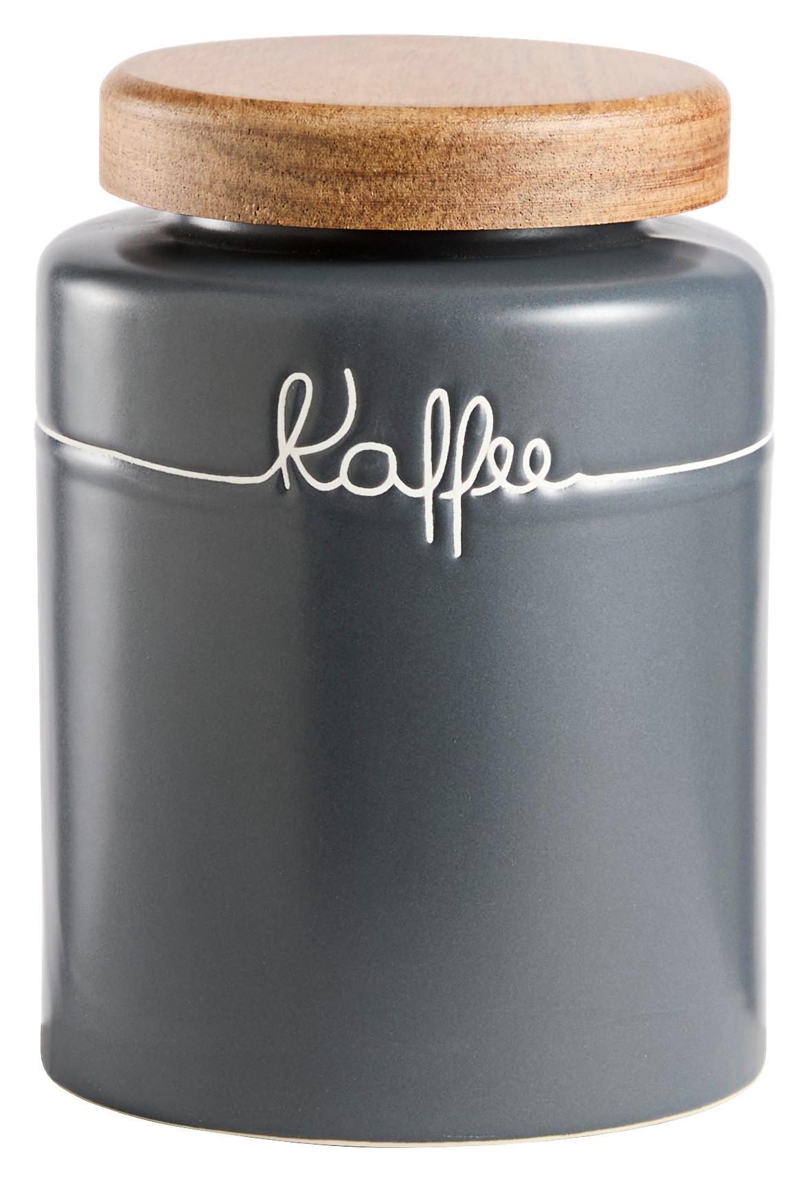 PUSZKA NA KAWĘ MODERN KITCHEN - kolor akacjowy/szary, Design, ceramika (11,5/15cm) - Homeware Profession.