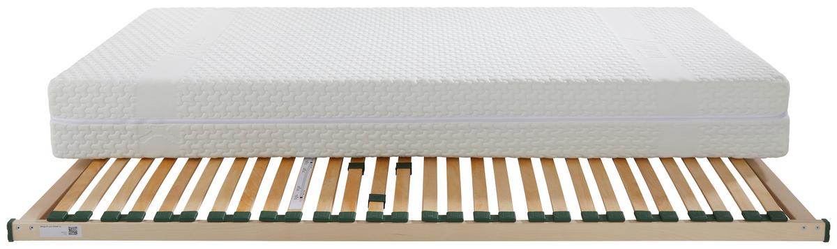 ensemble matelas et sommier Komfortschaumkern ca. 90x200cm - bois (90/200cm) - Premium Living
