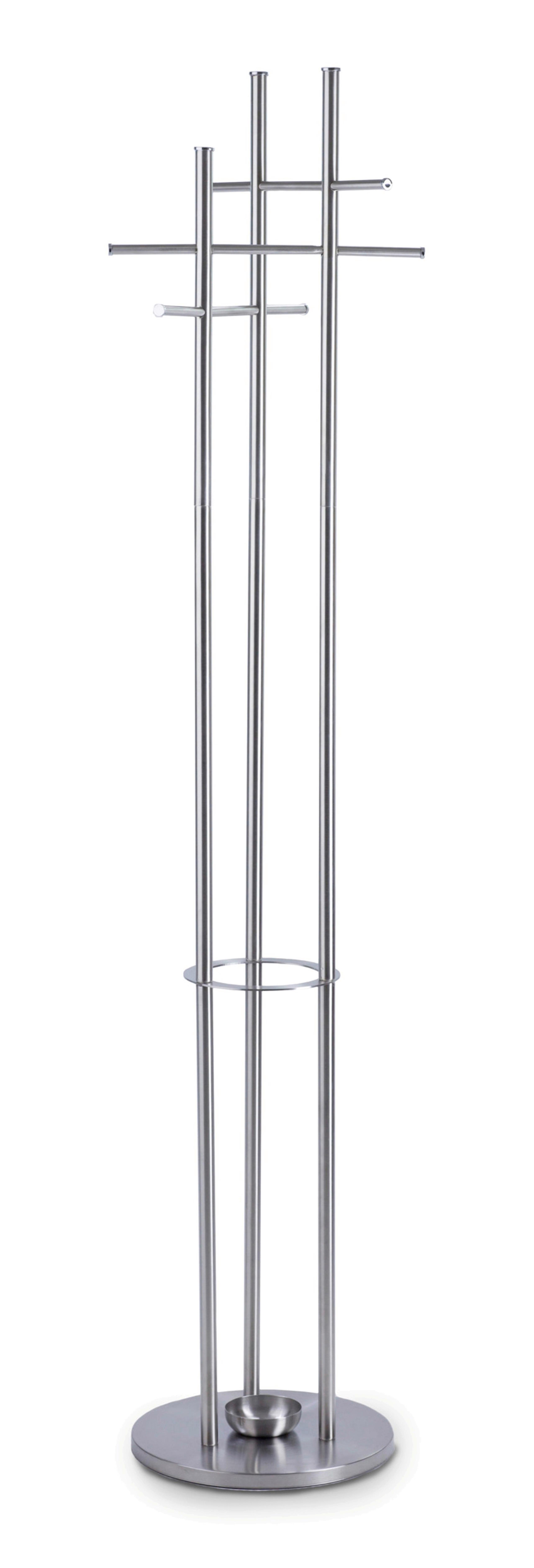 WIESZAK STOJĄCY TONI - kolor stalowy, Design, metal (35/175/35cm)