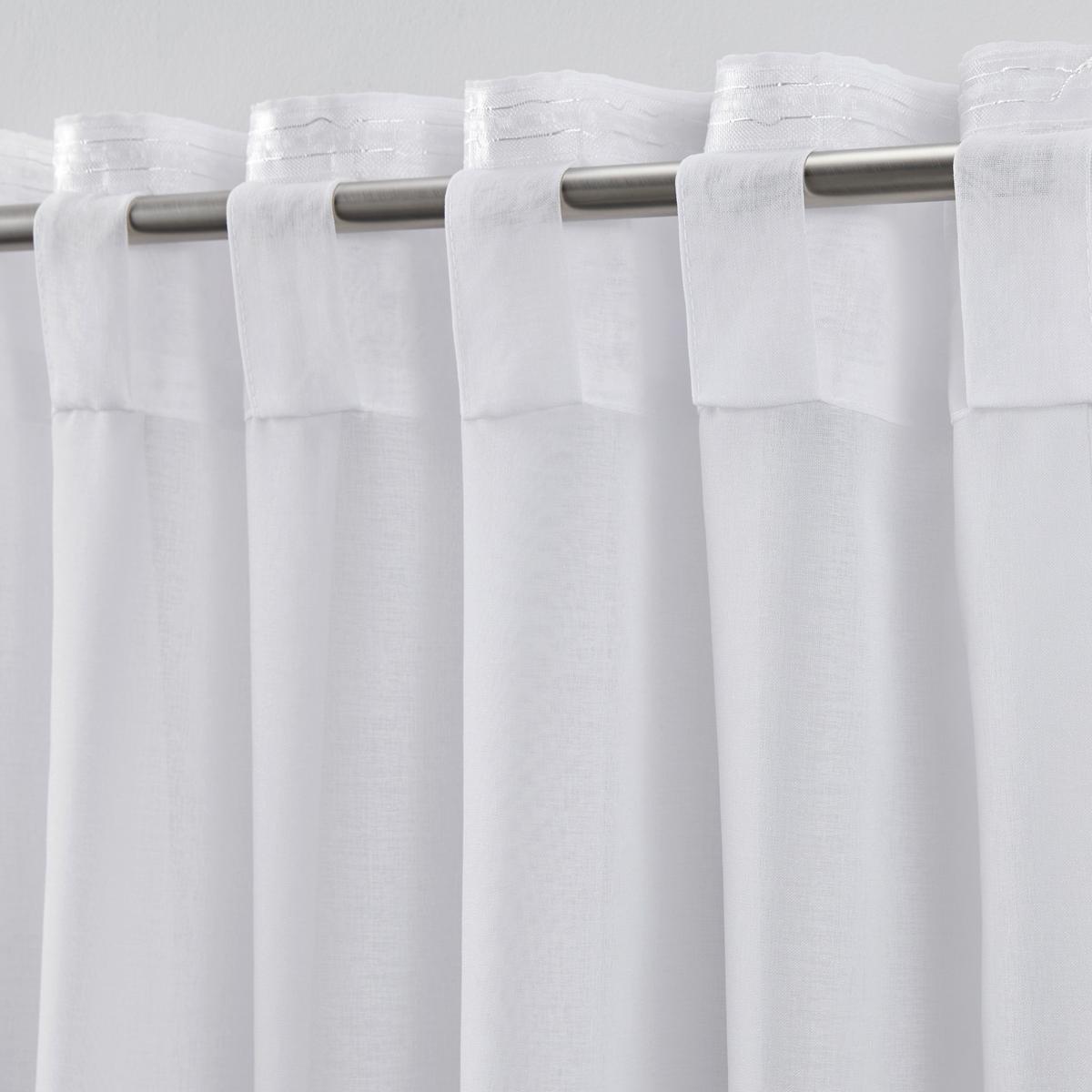 Fertigvorhang Tosca in Weiß, 2 Stk. - Weiß, Textil (140/245cm) - Modern Living