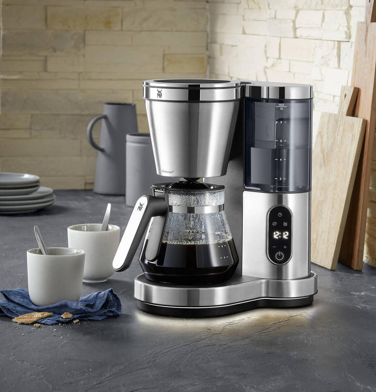 EKSPRES PRZELEWOWY 0412320011 WMF - kolor stalowy/czarny, Basics, tworzywo sztuczne/metal (33,8cm) - WMF