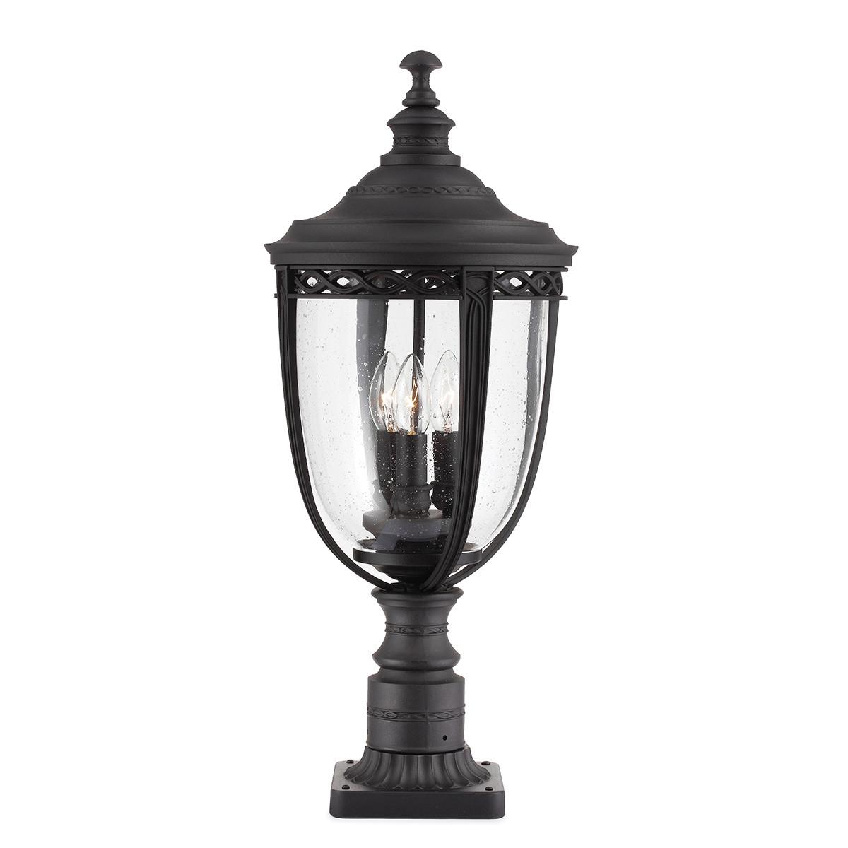 Vrtna Svjetiljka Fe Fe-Eb3-L-Blk - crna, Basics, staklo/metal (26.7/63.8cm) - Elstead Lighting